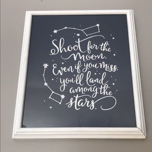 Framed homemade print